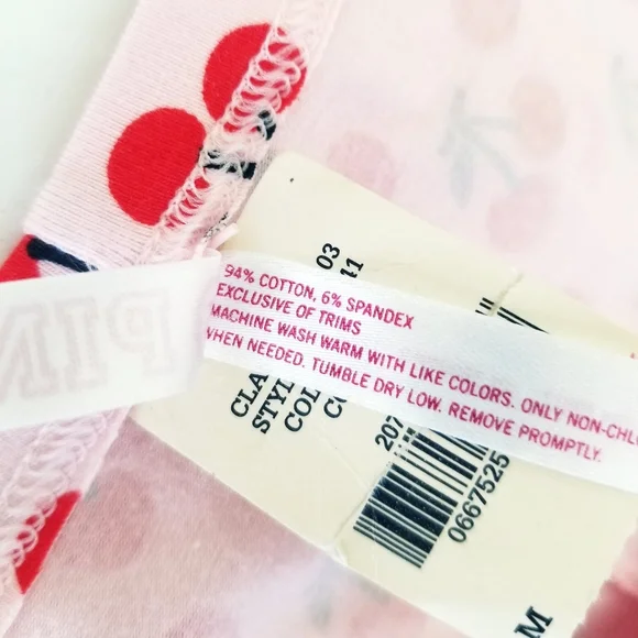 Victoria's Secret PINK Vintage Limited Edition Cherry Low Rise Cheeky Panty NWT